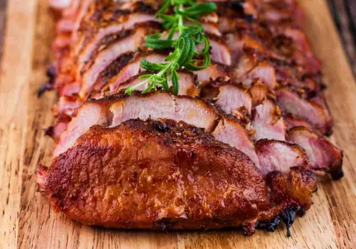 Smoked pork loin from Winding Creek Ranch